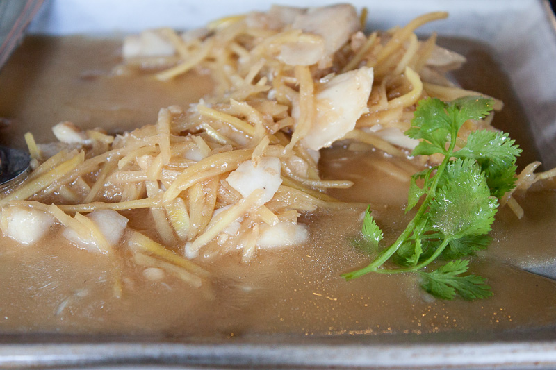 Fish with ginger