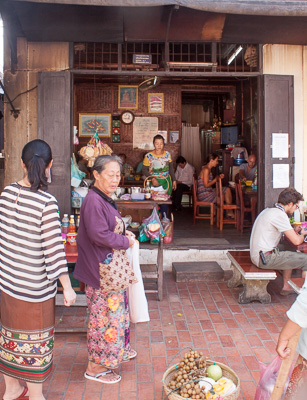 Laotian noodle shop